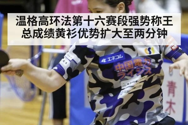 温格高环法第十六赛段强势称王 总成绩黄衫优势扩大至两分钟